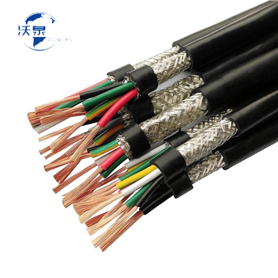 PVC-isoliertes mehradriges Elektrokabel mit flexibler Abschirmung